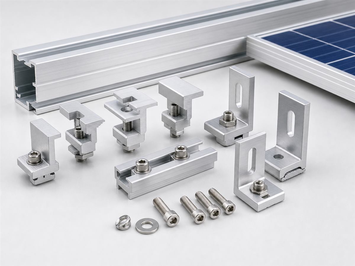 Solar Clamps, Rails & Mounting Brackets
