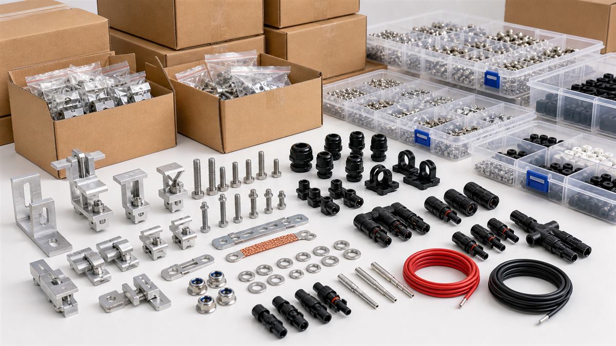 Export packing for Brazil solar accessory orders