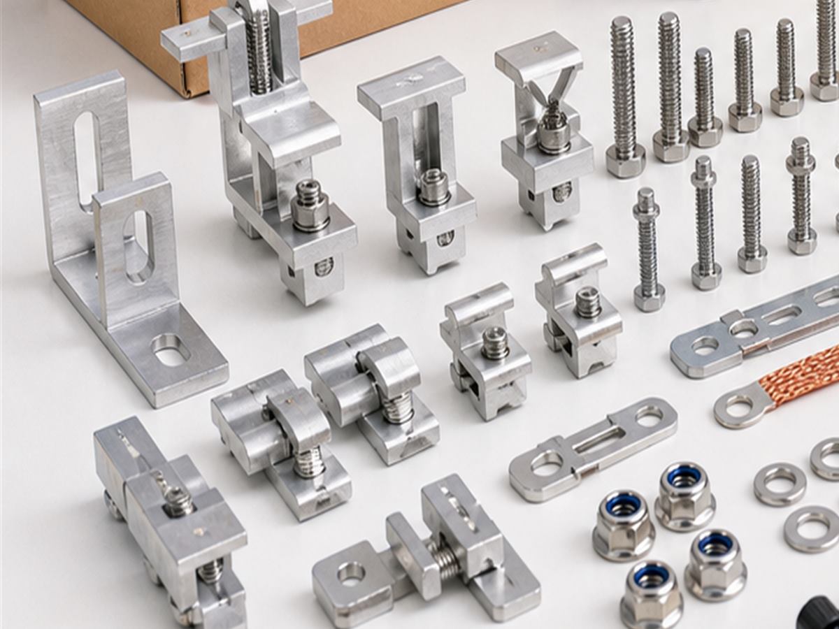 Solar Clamps, Rails & Mounting Brackets
