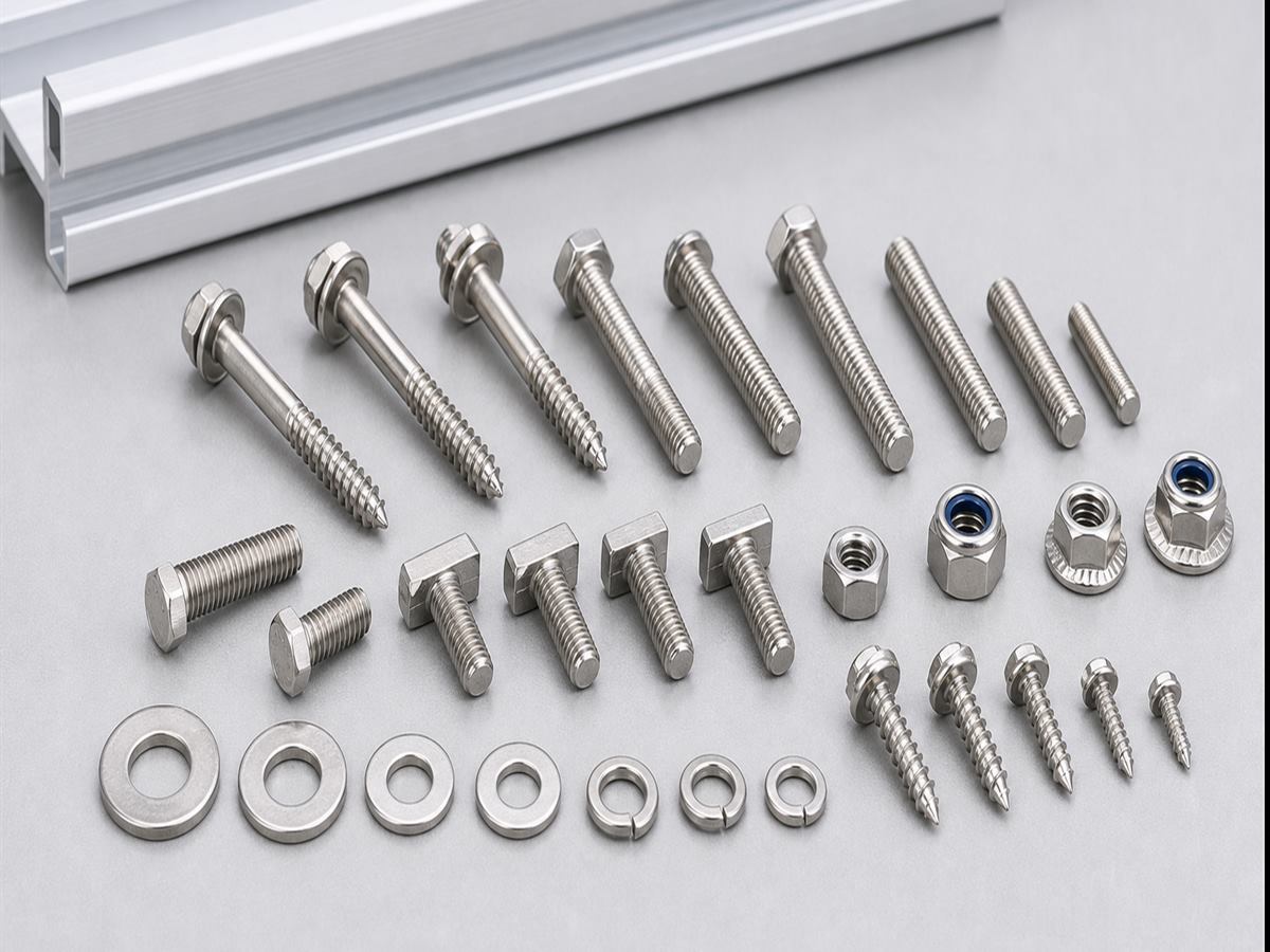 Solar Mounting Screws, Bolts & Fasteners