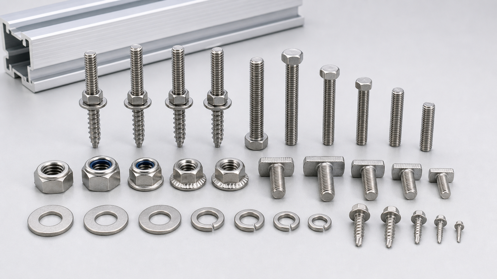 Solar Mounting Screws, Bolts and Fasteners