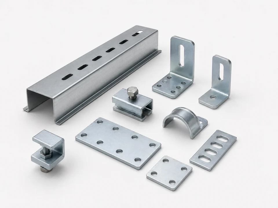 Solar Mounting Clamps & Fasteners for Rooftop Solar Mounting Components for Rails, Clamps and Roof Fixing