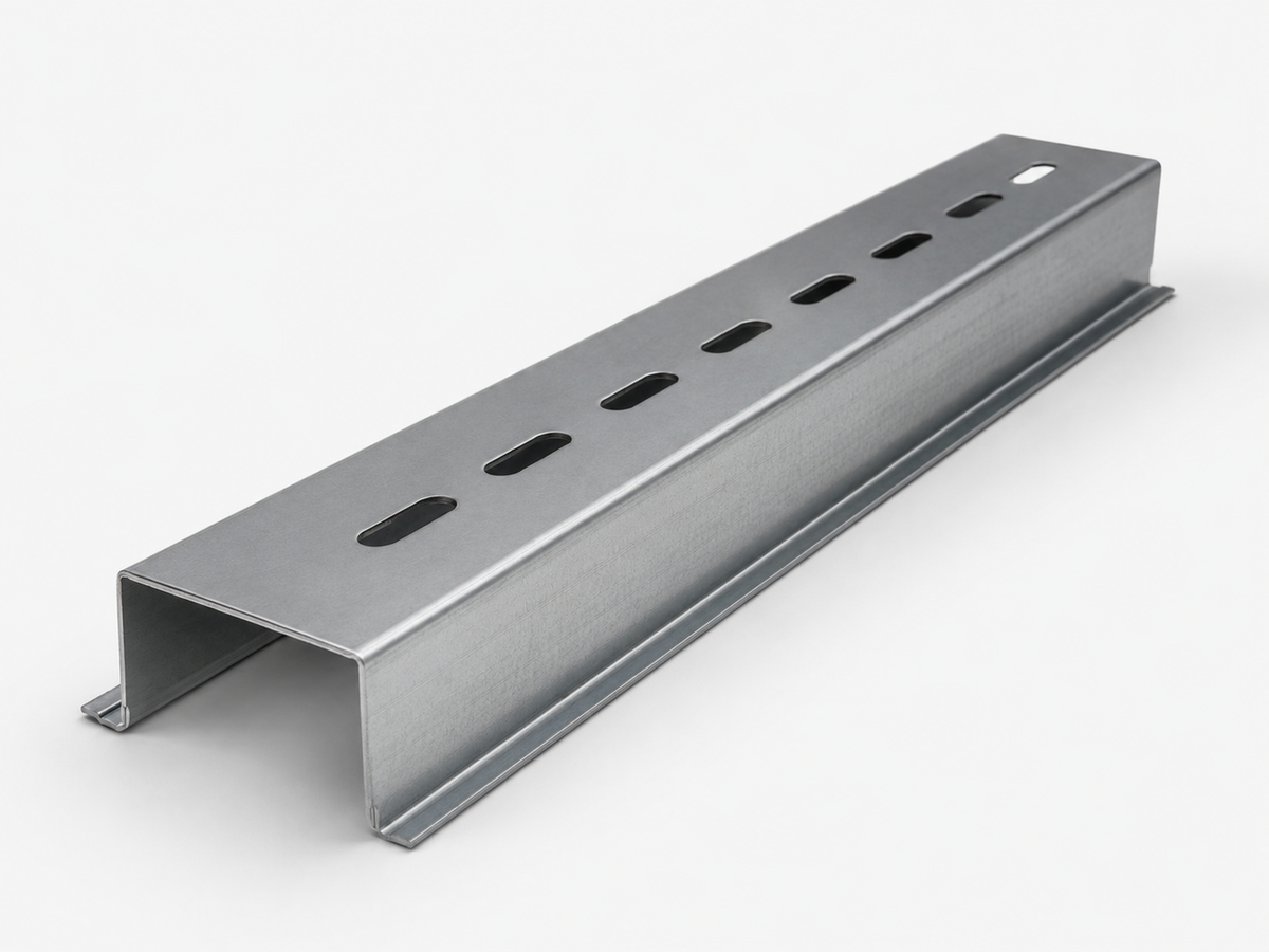Galvanized solar U channel for PV mounting structure